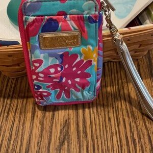 Lilly Pulitzer Wallet Wristlet Smartphone Phone Purse